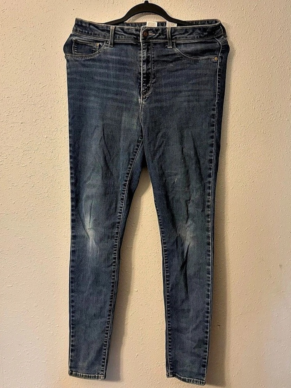 Time and Tru High Rise Jegging Blue Jeggings Waist 14